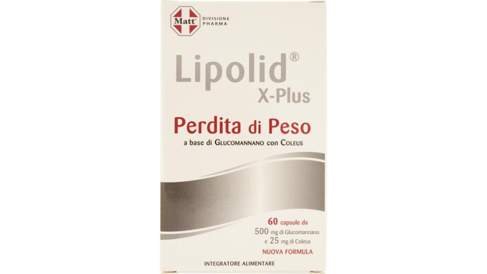 INTEGRATORE MATT LIPOLID X-PLUS 60 CPS PERDITA DI PESO