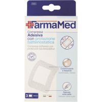 COMPRESSE BS ABATOX PELLI SENSIBILI ADESIVE