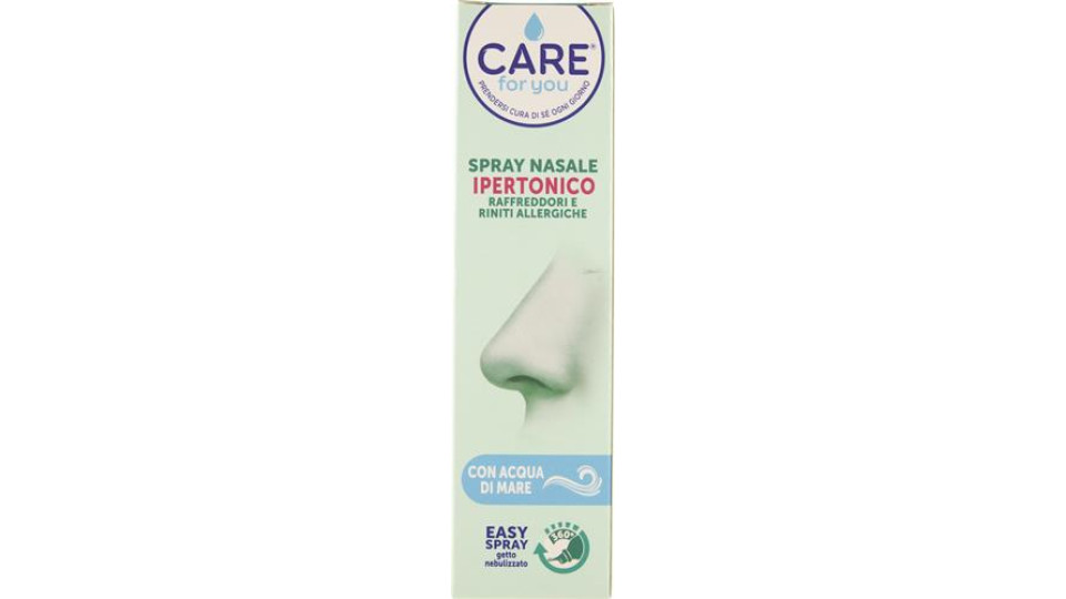 CARE FOR YOU SPRAY NASALE IPERTONICO RAFFREDDORI E RINITI ALLERGICHE