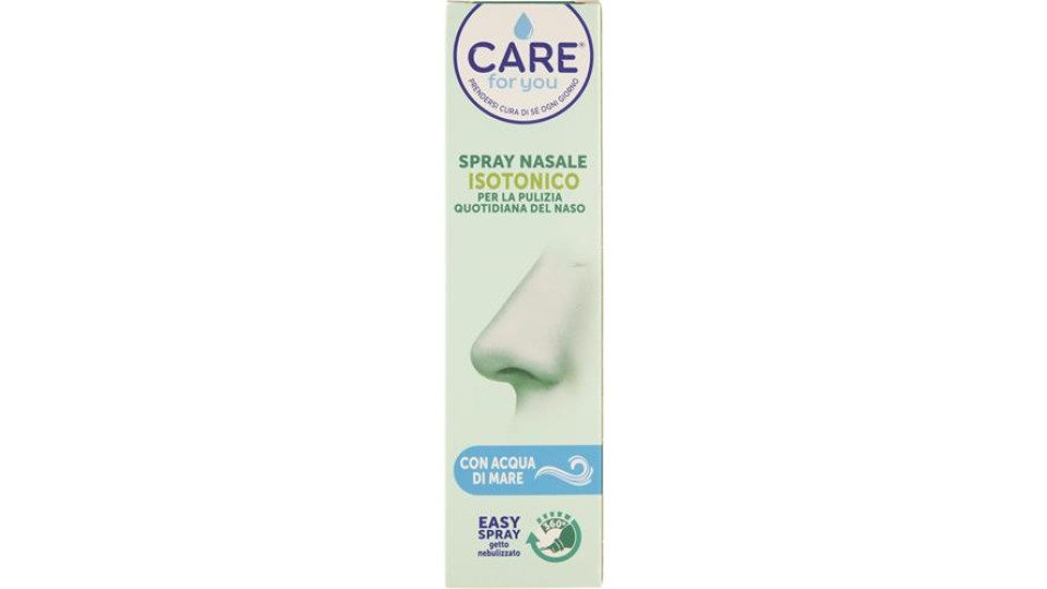 CARE FOR YOU SPRAY NASALE ISOTONICO GETTO NEBULIZZATO PER LA PULIZIA QUOTIDIANA