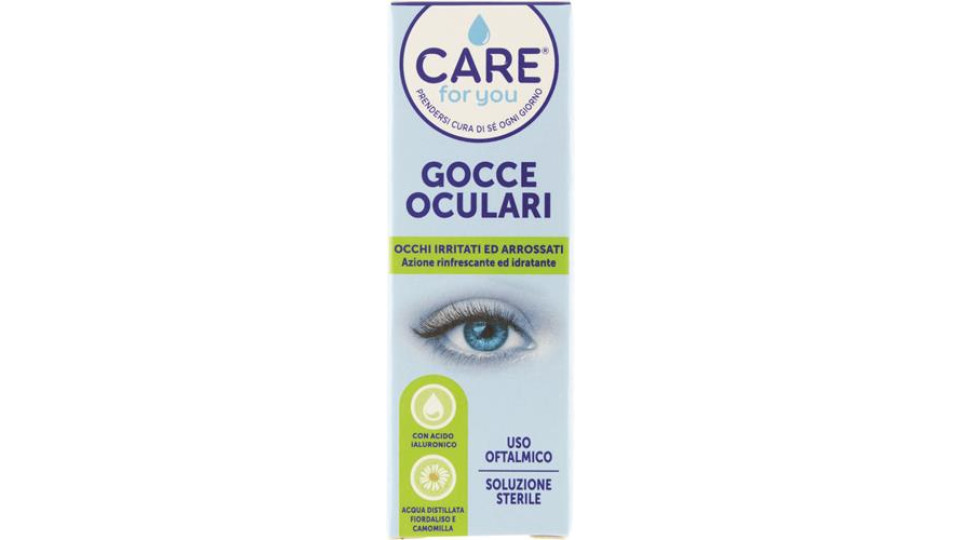 CARE FOR YOU GOCCE OCULARI FLACONE 15 ML SOLUZIONE STERILE