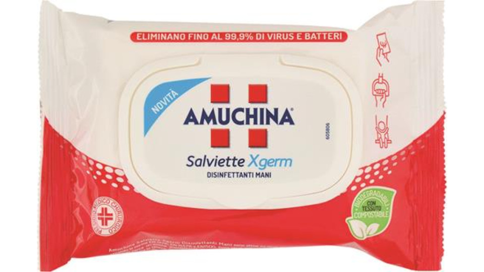 SALVIETTINE MANI XGERM 20 PEZZI