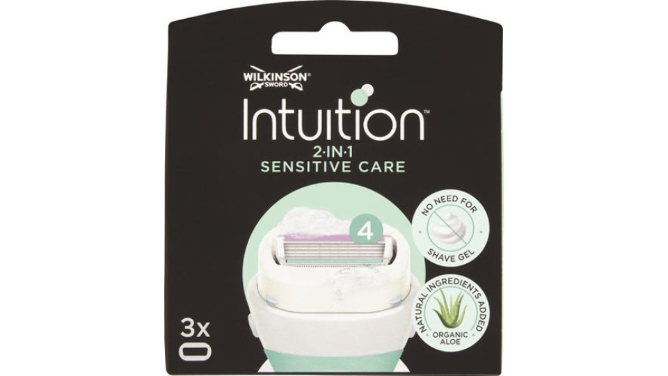 LAME PER RASOIO INTUITION SENSITIVE CARE 3 PEZZI