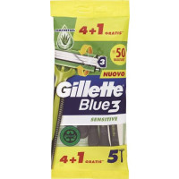 RASOIO BLU3 SENSITIVE USA&GETTA 4+1 PEZZI