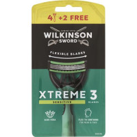 RASOIO XTREME 3 SENSITIVE 4+2 PEZZI