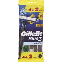 RASOIO BLUE3 USA&GETTA STANDARD 4+2 PEZZI