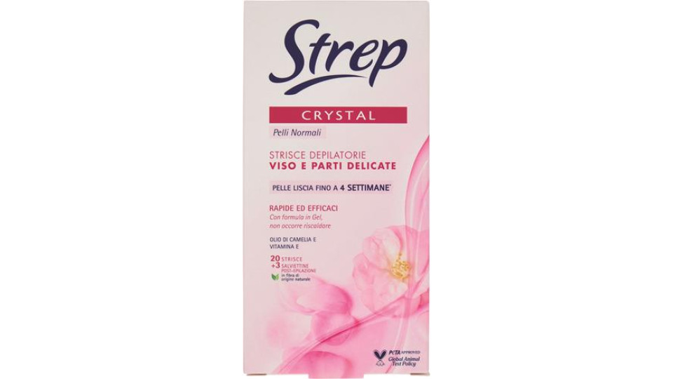 SISTEMA VISO CRISTAL STRISCE SALVIETTE