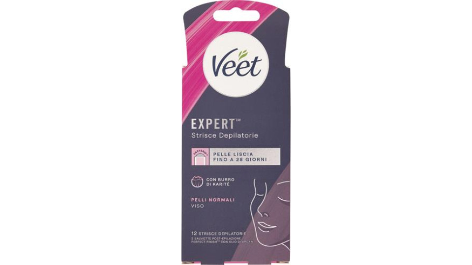 STRISCE DEPILATORIE EXPERT STRISCE VISO PELLI NORMALI