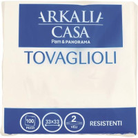 ARKALIA CASA TOVAGLIOLI 2 VELI 33X33 BIANCHI 100PZ