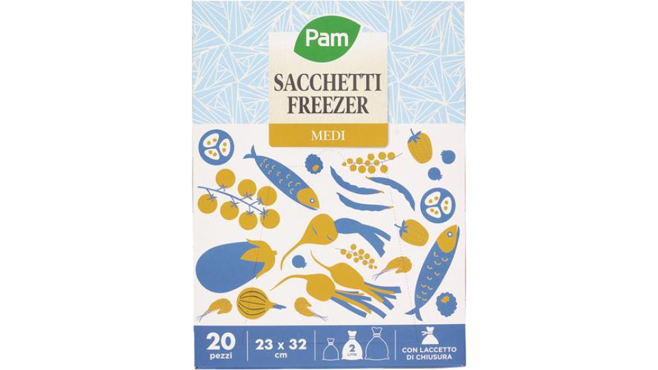 SACCHETTI FREEZER MEDI 20 PEZZI