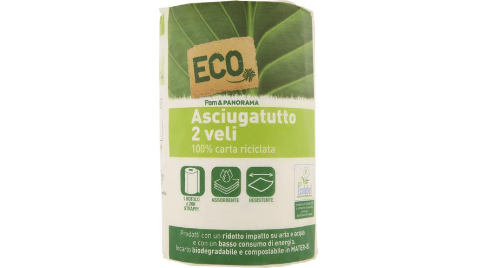 CARTA CASA ECO 2 VELI 200 STRAPPI 1 ROTOLO 441 GR PACK IN MATER-BI