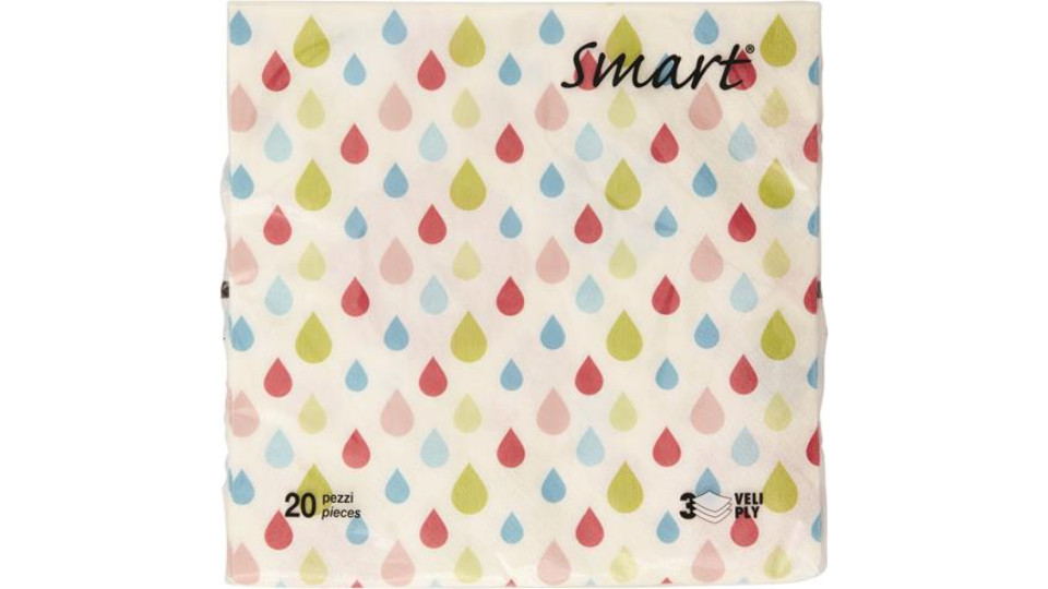 TOAGLIOLI 3 VELI 33X33 COLORFUL 20 PEZZI