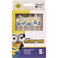 CANDELINE MINIONS 2 5 PEZZI