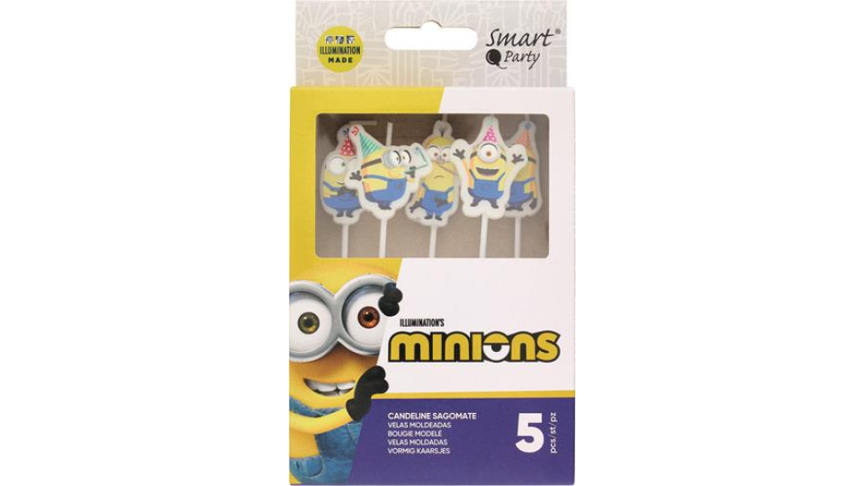 CANDELINE MINIONS 2 5 PEZZI