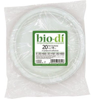 PIATTI COMPOSTABILI PIANI DIAM.23CM 20 PEZZI