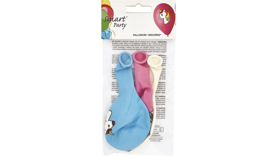 PALLONCINI UNICORN 3 PEZZI
