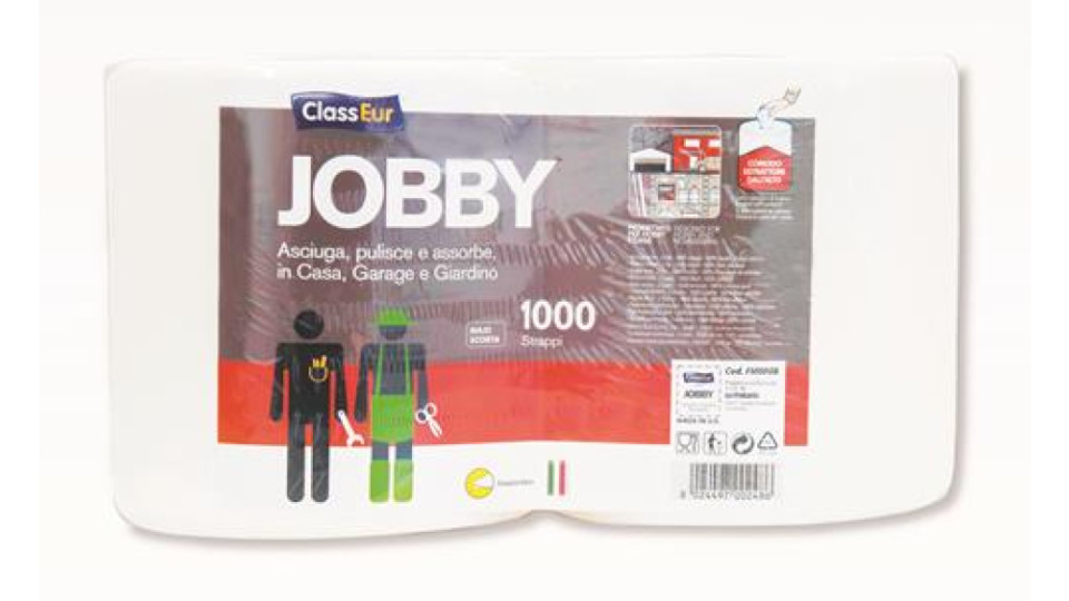 ASCIGATUTTO JOBBY1000 - 500 STRAPPI 2 PEZZI