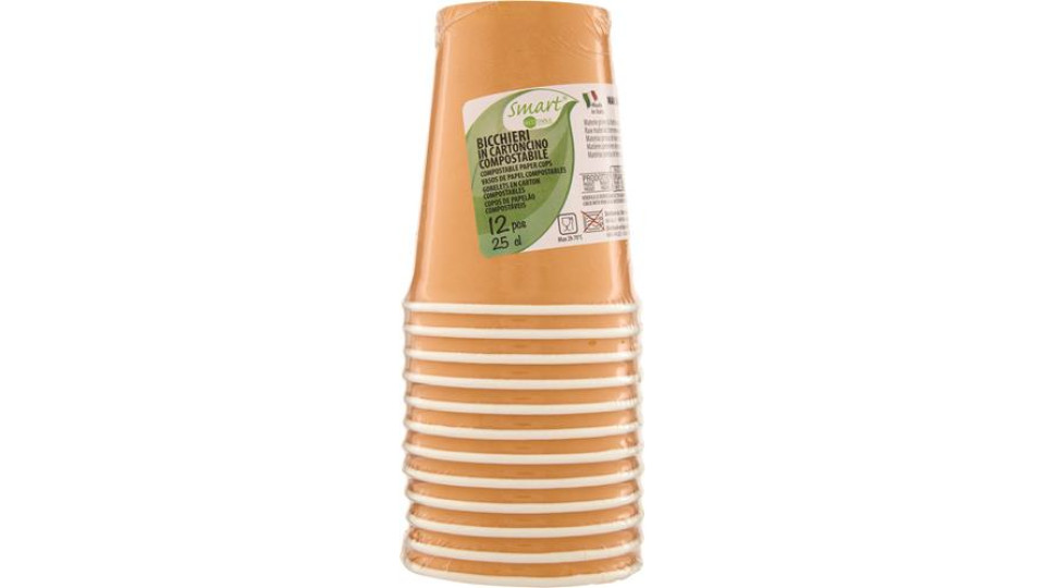 BICCHIERE CARTA + PLA 20 CL MANDARINO