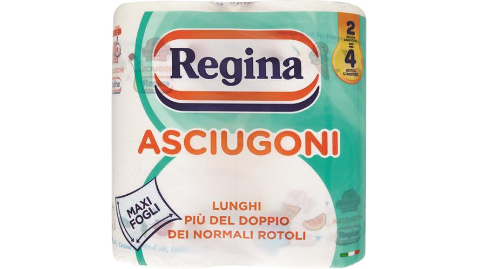 ROTOLO CARTA CUCINA ASCIUGONI 2 VELI 85 STRAPPI X 2 ROTOLI