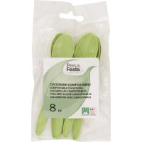 CUCCHIAINI COMPOST VERDI 8 PEZZI