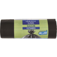 SACCO IMMONDIZIA CON LACCI NERO 30LT 50X60CM 30 PEZZI