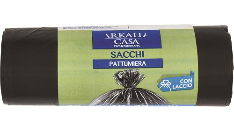 SACCO IMMONDIZIA CON LACCI NERO 30LT 50X60CM 30 PEZZI