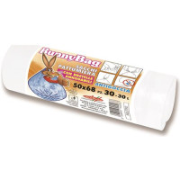 SACCHI PUTTUMIERA CON MANICI SHOPPER 30L 50X68CM TRASPARENTI