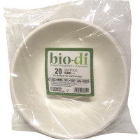 CIOTOLE/PIATTI FONDI BIODEGRADABILI&COMPOSTABILI 680 ML 20 PEZZI