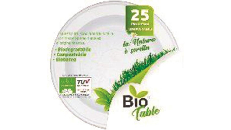 TABLE PIATTO PIANO D.22 BIOPLASTICA 25PZ