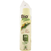 BICCHIERE 20CL GIALLO 50 PEZZI