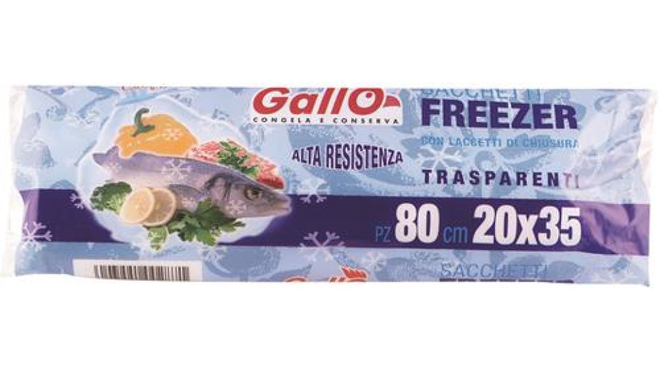 ROTOLO SACCHI FRIGO 20X35 ALTA RESISTENZA - GRANDE FORMATO