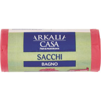 SACCO IMMONDIZIA BAGNO CON LACCI ROSA 10LT 35X50CM 20 PEZZI