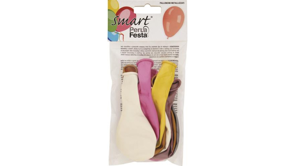 PALLONCINI METALLIZZATI 10 PEZZI
