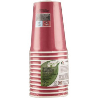 BICCHIERE CARTA + PLA 20 CL FUCSIA