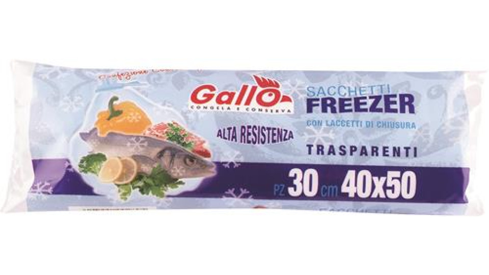ROTOLO SACCHI FRIGO 30X40 ALTA RESISTENZA - GRANDE FORMATO