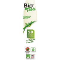 BICCHIERE CAFFÈ BIANCO BIOPLASTICA
