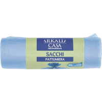 SACCO IMMONDIZIA CON LACCI 30LT 50X60CM AZZURRI 20 PEZZI