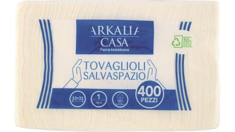 TOVAGLIOLO 1 VELO SALVASPAZIO 33X33 400 PEZZI