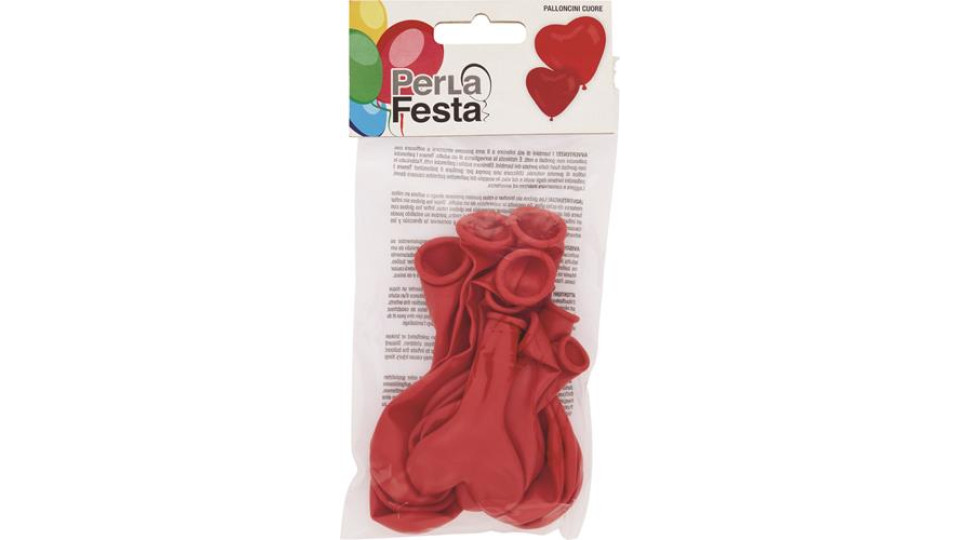 PALLONCINI CUORE 10 PEZZI