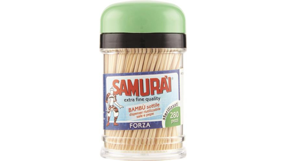 STUZZICADENTI IN BAMBU' CONTENITORE RIUTILIZZABILE PER SALE E PEPE