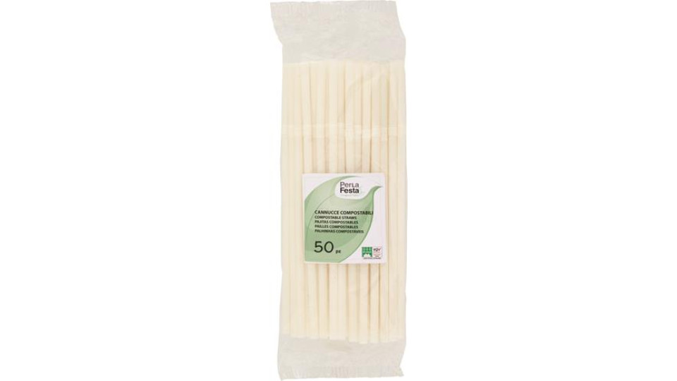 CANNUCCE BIANCHE CON SNODO 50 PEZZI
