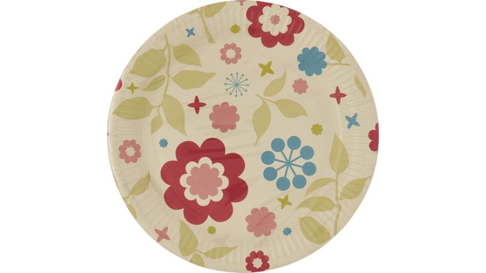 PIATTI 23CM COLORFUL 8 PEZZI
