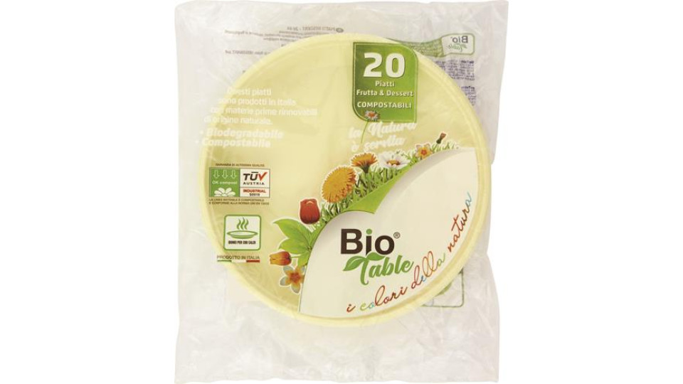 PIATTI FRUTTA&DESSERT DIAM.16,5CM GIALLO 20PEZZI