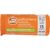 MY SAC SACME SACCHETTI PATTUMIERA PROFUMATI CHIUSURA A SHOPPER 52X68CM 30LT - INDIFFERENZIATA