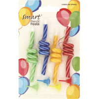 CANDELINE SPIRALE 4 PEZZI