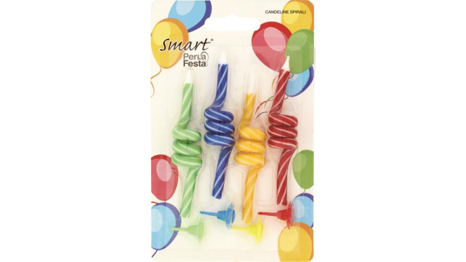 CANDELINE SPIRALE 4 PEZZI