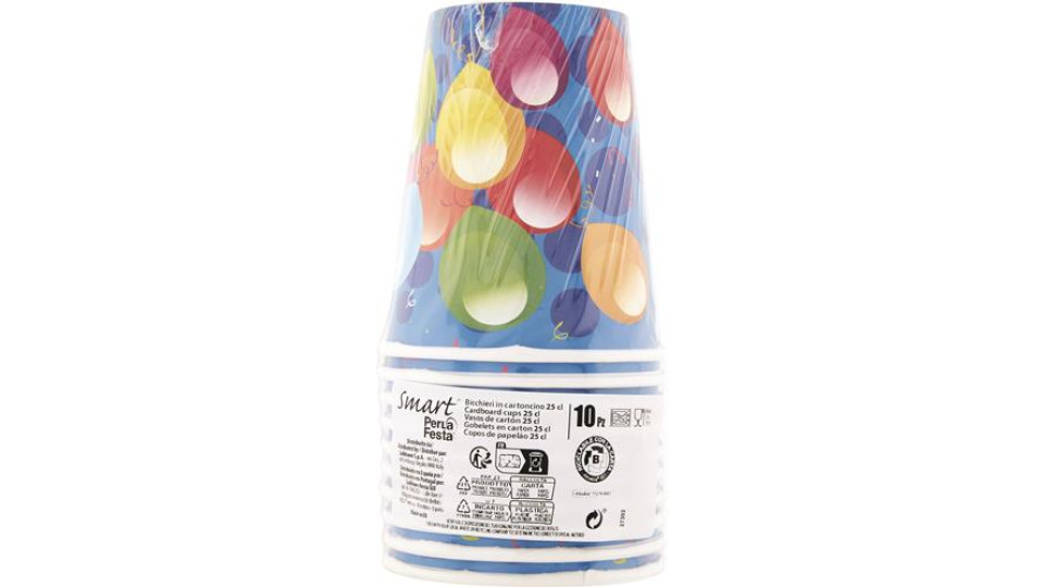 BICCHIERI 20CL XLAFES 10 PEZZI