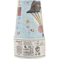BICCHIERI PIRATES NATURCART 8 PEZZI