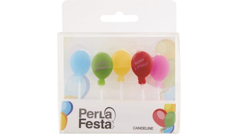 CANDELINE PALLONCINI 5 PEZZI