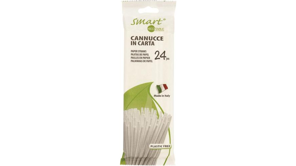 CANNUCCE CARTA BIANCHE 24 PEZZI